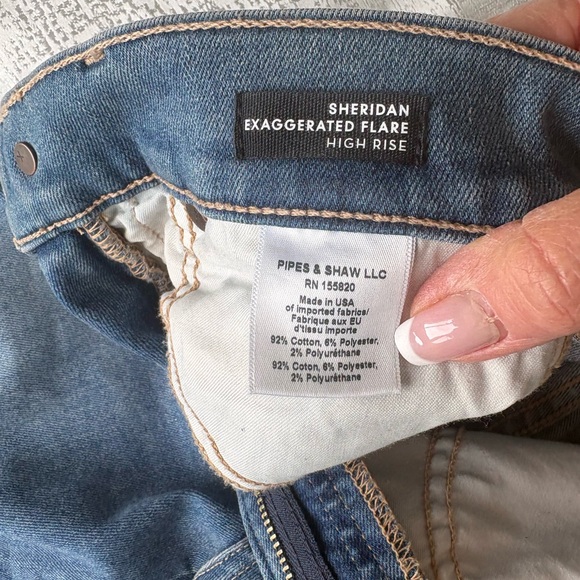 Coolest Veronica Beard SHERIDAN Exaggerated flare jeans - Picture 4 of 6